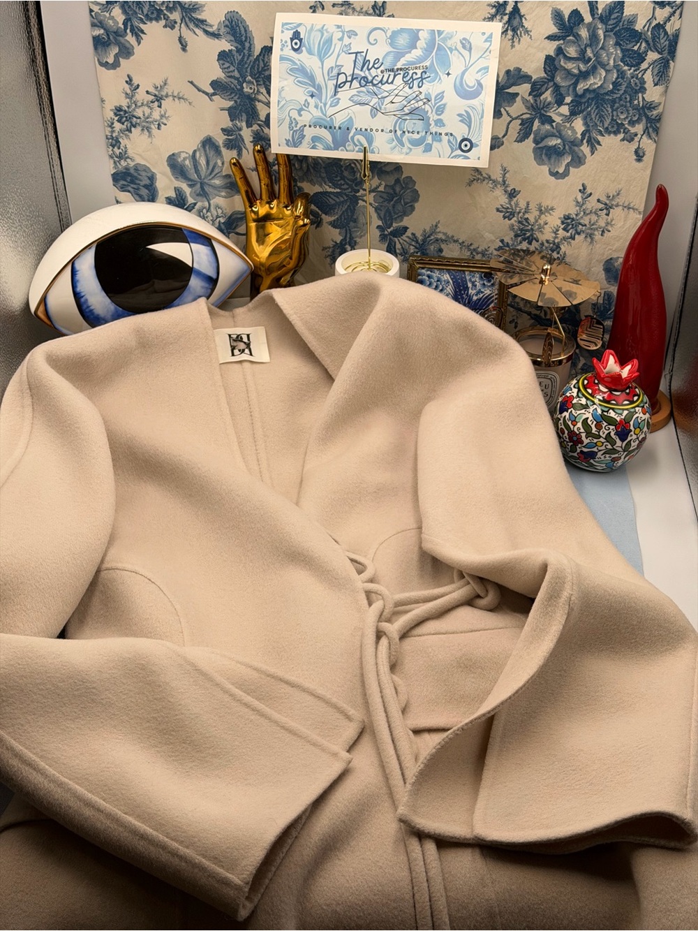 🆕 BY MALENE BIRGER 🧿 NWOT Lalou Wool Blazer, Cream - Sz EU 36 / Small - Picture 13 of 16